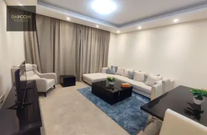 Living Room image for: Apartment - 2 Bedrooms - 3 Bathrooms for rent in Residential D5 - Fox Hills South - Fox Hills - Lusail, Image 1