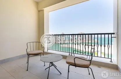 Apartment - Studio - 1 Bathroom for rent in Viva West - Viva Bahriyah - The Pearl Island - Doha