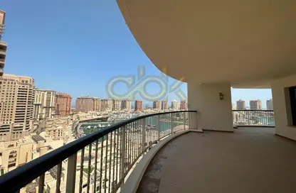 Balcony image for: Apartment - 3 Bedrooms - 4 Bathrooms for sale in East Porto Drive - Porto Arabia - The Pearl Island - Doha, Image 1