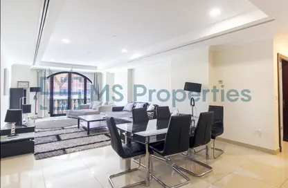 Apartment - 1 Bedroom - 2 Bathrooms for rent in West Porto Drive - Porto Arabia - The Pearl Island - Doha