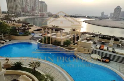 Apartment - 1 Bedroom - 2 Bathrooms for rent in Viva West - Viva Bahriyah - The Pearl Island - Doha