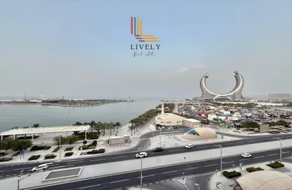 شقة - غرفة نوم - 2 حمامات للايجار في لوسيل ريسيدينس - منطقة المارينا - الوسيل