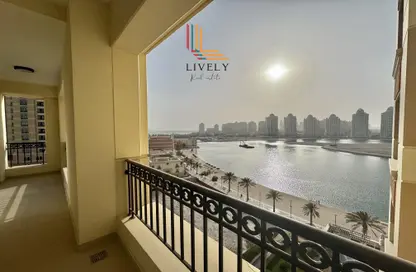 شقة - غرفة نوم - 2 حمامات للايجار في اجنحة بلال بيرل - فيفا بحرية - جزيرة اللؤلؤة - الدوحة