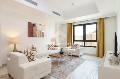 Apartment - 1 Bedroom - 2 Bathrooms for rent in East Porto Drive - Porto Arabia - The Pearl Island - Doha
