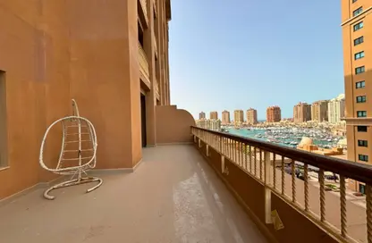 شقة - غرفة نوم - 2 حمامات للايجار في طريق بورتو الغربي - بورتو أرابيا - جزيرة اللؤلؤة - الدوحة