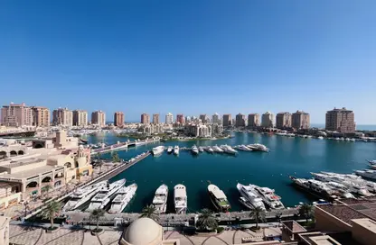 شقة - غرفة نوم - 2 حمامات للايجار في طريق بورتو الشرقي - بورتو أرابيا - جزيرة اللؤلؤة - الدوحة