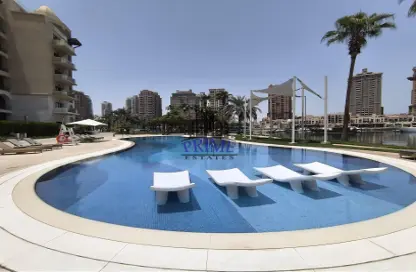 شقة - 2 غرف نوم - 4 حمامات للايجار في The St. Regis Marsa Arabia Island - Marsa Arabia - جزيرة اللؤلؤة - الدوحة