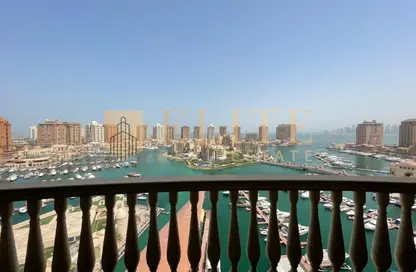 Apartment - 3 Bedrooms - 3 Bathrooms for rent in One Porto Arabia - Porto Arabia - The Pearl Island - Doha