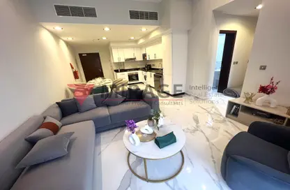 Living Room image for: Apartment - 2 Bedrooms - 3 Bathrooms for sale in Fox Hills - Fox Hills - Lusail, Image 1