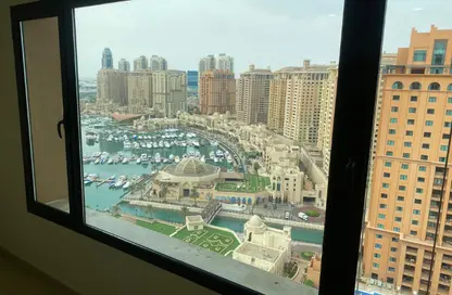 Apartment - 1 Bedroom - 2 Bathrooms for rent in West Porto Drive - Porto Arabia - The Pearl Island - Doha Apartment - 1 Bedroom - 2 Bathrooms for rent in West Porto Drive - Porto Arabia - The Pearl Island - Doha