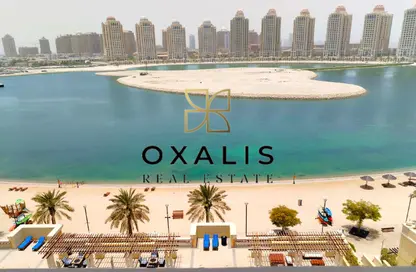 شقة - 2 غرف نوم - 4 حمامات للايجار في فيفا بحرية شرق - فيفا بحرية - جزيرة اللؤلؤة - الدوحة