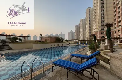 Apartment - Studio - 1 Bathroom for rent in Viva West - Viva Bahriyah - The Pearl Island - Doha