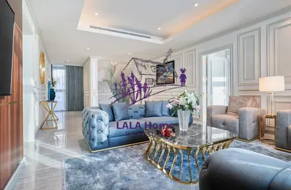 Villa - 5 Bedrooms - 7 Bathrooms for rent in Abraj Bay - Abraj Quartiers - The Pearl Island - Doha