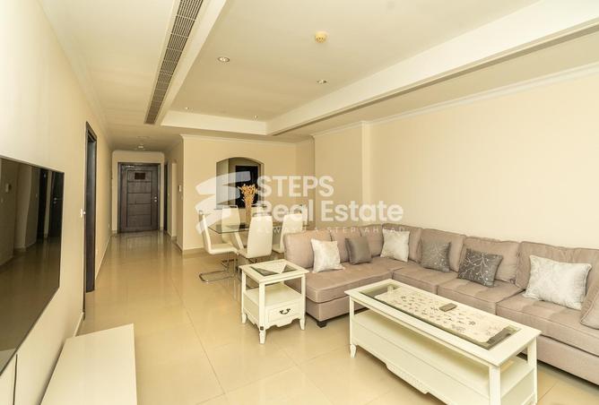 Apartment - 1 Bedroom - 1 Bathroom for rent in West Porto Drive - Porto Arabia - The Pearl Island - Doha
