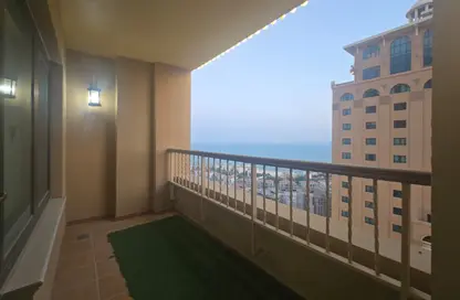 شقة - غرفة نوم - 2 حمامات للايجار في طريق بورتو الغربي - بورتو أرابيا - جزيرة اللؤلؤة - الدوحة
