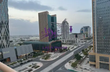 شقة - غرفة نوم - 2 حمامات للايجار في لوسيل ريسيدينس - منطقة المارينا - الوسيل