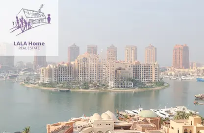 Apartment - 1 Bedroom - 2 Bathrooms for rent in East Porto Drive - Porto Arabia - The Pearl Island - Doha