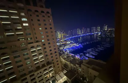شقة - غرفة نوم - 2 حمامات للايجار في طريق بورتو الشرقي - بورتو أرابيا - جزيرة اللؤلؤة - الدوحة