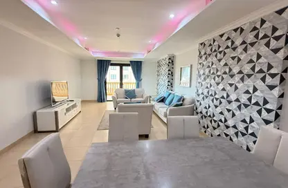 Apartment - 1 Bedroom - 1 Bathroom for rent in Tower 5 - Porto Arabia - The Pearl Island - Doha