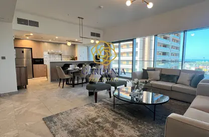 Apartment - 2 Bedrooms - 3 Bathrooms for rent in Burj Al Marina - Marina District - Lusail