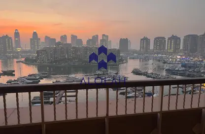 Apartment - Studio - 1 Bathroom for rent in East Porto Drive - Porto Arabia - The Pearl Island - Doha