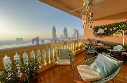 Balcony image for: Apartment - 3 Bedrooms - 4 Bathrooms for rent in West Porto Drive - Porto Arabia - The Pearl Island - Doha, Image 1