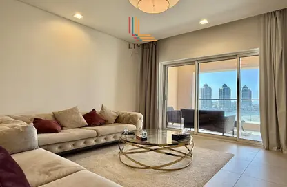 Apartment - 1 Bedroom - 2 Bathrooms for rent in Tower 27 - Viva Bahriyah - The Pearl Island - Doha
