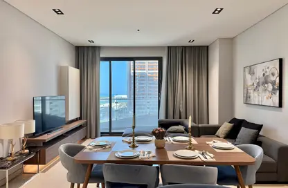 Apartment - 1 Bedroom - 1 Bathroom for rent in Lusail Marina Heights - Marina District - Lusail