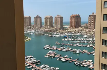 شقة - غرفة نوم - 2 حمامات للايجار في برج 28 - بورتو أرابيا - جزيرة اللؤلؤة - الدوحة