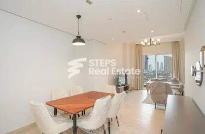 Apartment - 2 Bedrooms - 3 Bathrooms for rent in Lusail Residence - Marina District - Lusail