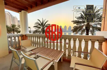 Townhouse - 1 Bedroom - 2 Bathrooms for rent in Viva East - Viva Bahriyah - The Pearl Island - Doha