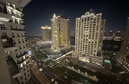 Apartment - 1 Bedroom - 2 Bathrooms for rent in Floresta Gardens - Floresta Gardens - The Pearl Island - Doha Apartment - 1 Bedroom - 2 Bathrooms for rent in Floresta Gardens - Floresta Gardens - The Pearl Island - Doha