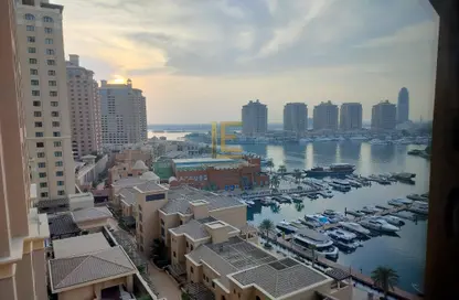 Apartment - 1 Bedroom - 2 Bathrooms for rent in East Porto Drive - Porto Arabia - The Pearl Island - Doha Apartment - 1 Bedroom - 2 Bathrooms for rent in East Porto Drive - Porto Arabia - The Pearl Island - Doha