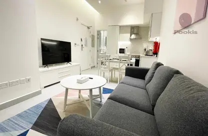 Living Room image for: Hotel Apartments - 1 Bedroom - 1 Bathroom for rent in Al Muntazah Street - Al Muntazah - Doha, Image 1