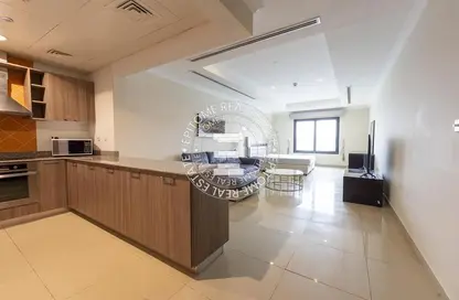 Apartment - Studio - 1 Bathroom for rent in Porto Arabia - The Pearl Island - Doha