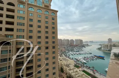 شقة - غرفة نوم - 2 حمامات للايجار في برج 18 - بورتو أرابيا - جزيرة اللؤلؤة - الدوحة