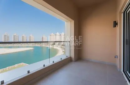 Apartment - 1 Bedroom - 2 Bathrooms for rent in Viva West - Viva Bahriyah - The Pearl Island - Doha