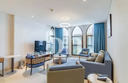 شقة - غرفة نوم - 2 حمامات للايجار في البلاج الجنوبي - البلاج - جزيرة اللؤلؤة - الدوحة