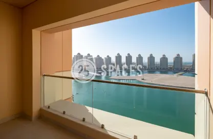 شقة - غرفة نوم - 2 حمامات للايجار في ابراج المتحدة - فيفا بحرية - جزيرة اللؤلؤة - الدوحة