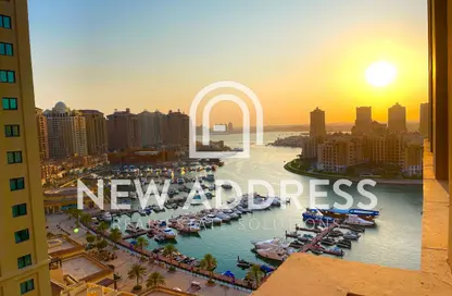 Apartment - 1 Bedroom - 1 Bathroom for rent in Tower 19 - Porto Arabia - The Pearl Island - Doha