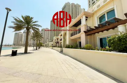 Outdoor Building image for: Townhouse - 1 Bedroom - 2 Bathrooms for rent in Viva East - Viva Bahriyah - The Pearl Island - Doha, Image 1