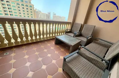 Apartment - 2 Bedrooms - 3 Bathrooms for rent in East Porto Drive - Porto Arabia - The Pearl Island - Doha