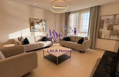Apartment - 2 Bedrooms - 4 Bathrooms for rent in Viva West - Viva Bahriyah - The Pearl Island - Doha