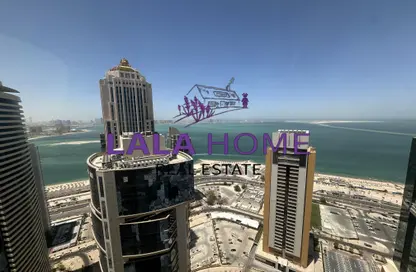 شقة - 3 غرف نوم - 4 حمامات للايجار في برج وست باي - الخليج الجنوبي - الخليج الغربي - الدوحة