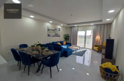 Living / Dining Room image for: Apartment - 2 Bedrooms - 3 Bathrooms for rent in Residential D5 - Fox Hills South - Fox Hills - Lusail, Image 1