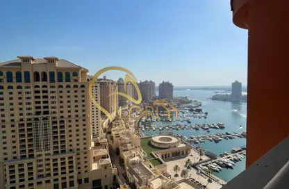 Apartment - 2 Bedrooms - 3 Bathrooms for rent in West Porto Drive - Porto Arabia - The Pearl Island - Doha
