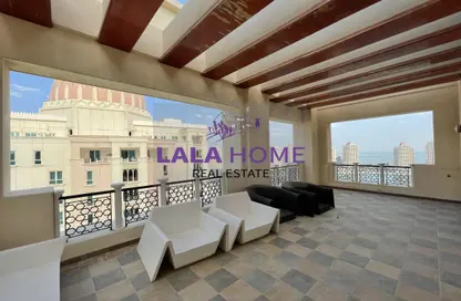Penthouse - 7 Bedrooms for rent in Viva Central - Viva Bahriyah - The Pearl Island - Doha