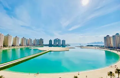 Apartment - 1 Bedroom - 2 Bathrooms for rent in Bilal Pearl Suites - Viva Bahriyah - The Pearl Island - Doha