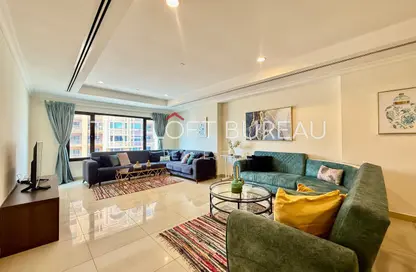 شقة - غرفة نوم - 2 حمامات للايجار في طريق بورتو الشرقي - بورتو أرابيا - جزيرة اللؤلؤة - الدوحة