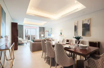 Townhouse - 3 Bedrooms - 4 Bathrooms for rent in Abraj Bay - Abraj Quartiers - The Pearl Island - Doha